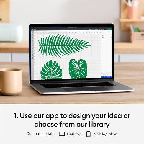 Cricut Maker 3 & Digital Content Library Bundle - Includes 30 images in Design Space App - Smart Cutting Machine, 2X Faster & 10X Cutting Force, Cuts 300+ Materials, Blue in Saudi Arabia