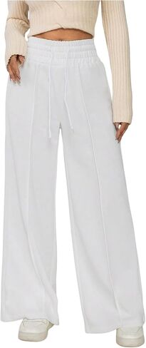 GORGLITTER Women's Wide Leg Y2k Sweatpants Seam High Waisted Baggy Track Pants in Saudi Arabia