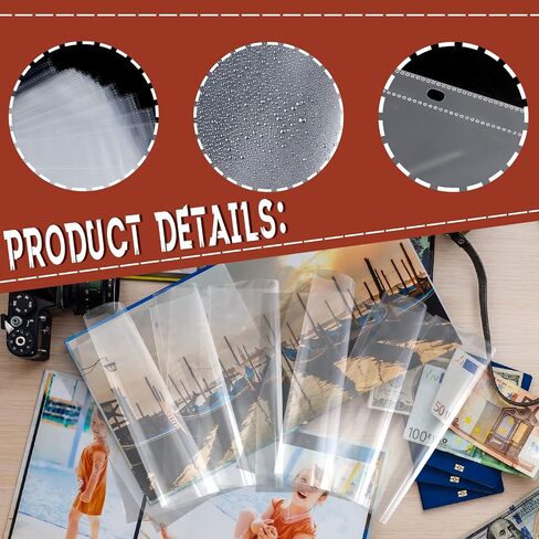 VMIAPXO 100 Pack 12 "× 12" حماية صفحات الدفاع ، الأكمام الواقية للورق الحرفي صور جيوب تخزين فينيل تخزين منظمات SCRAPBOOK SCROPBAIN in Kuwait
