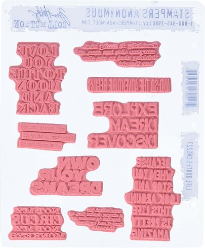 ختم الطواقم مجهول تيم هولتز كاتس طوابع 7 "x8.5" ، منظور in Kuwait