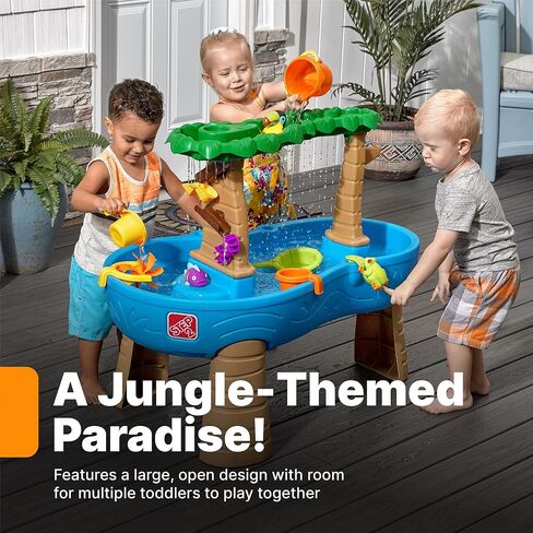 Step2 Rain Rain Splash Plond Toddler Water Fander ، و Mater Water Playset ، ألعاب الصيف الخارجية ، 13 قطعة ، من أجل الصفر أكثر من 1.5 سنة in Kuwait