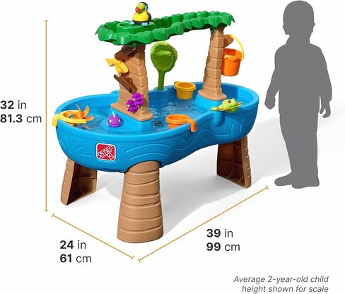 Step2 Rain Rain Splash Plond Toddler Water Fander ، و Mater Water Playset ، ألعاب الصيف الخارجية ، 13 قطعة ، من أجل الصفر أكثر من 1.5 سنة in Kuwait