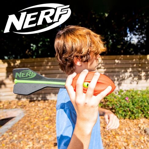 Nerf Vortex Aero Howler Foam Ball, Classic Long-Distance Football, Flight-Optimizing Tail, Whistling Sound, Indoor & Outdoor Fun, Christmas Stocking Stuffers for Kids in Saudi Arabia