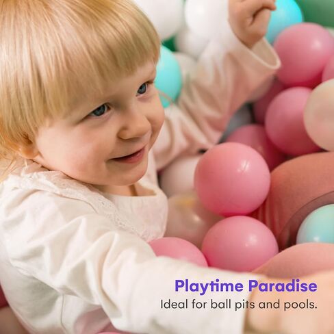 انقر فوق كرات بلاستيكية للالتحاق بالكرة ، وفثالات و BPA مجانية ، وكرات Play Play Play للحفرة الكرة ، وكرات الحفرة بألوان متنوعة في حقيبة شبكة تخزين قابلة لإعادة الاستخدام ودائمة مع سحاب | 200 ، 1000 عدد in Kuwait
