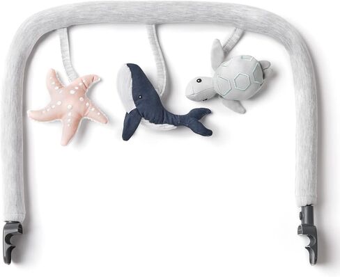 Ergobaby Evolve 3-in-1 Bouncer Toy Bar Accessory, Ocean Wonders Light Grey in Saudi Arabia