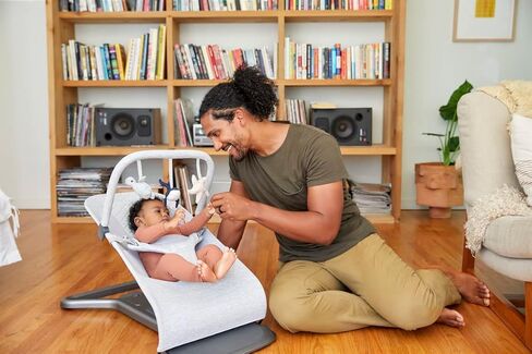 Ergobaby Evolve 3-in-1 Bouncer Toy Bar Accessory, Ocean Wonders Light Grey in Saudi Arabia