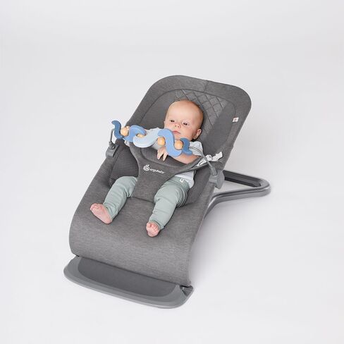 Ergobaby Evolve 3-in-1 Bouncer Toy Bar Accessory, Ocean Wonders Light Grey in Saudi Arabia