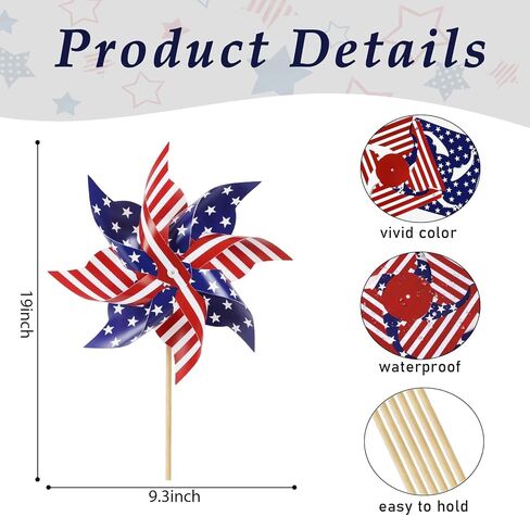 HOOSUN 12 Pack Rainbow Pinwheels for Yard and Garden,Rainbow Party Decorations for Kids, Colorful Garden Wind Spinners Outdoor Decor,Party Favors for Kids,Lawn,Yard,Patio in Kuwait