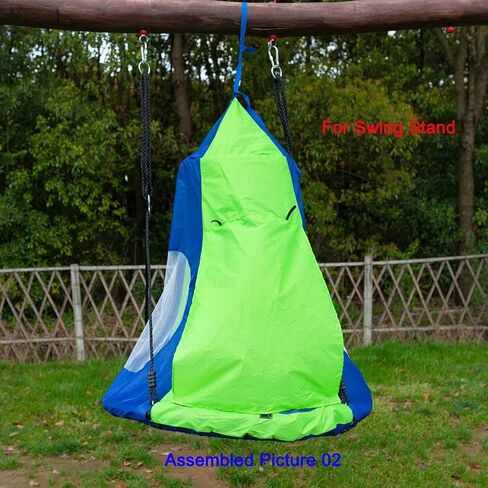 Kids Hanging Swing Tent Cover-Waterproof Hammock Chair Play House Castle Nest for 40in Round Saucer Nest Disc Rope Ceiling Tree Swing Indoor Outdoor Bedroom Backyard Playground in Saudi Arabia