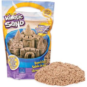 Kinetic Sand, 11lb (5kg) Natural Brown Bulk Play Sand for Arts and Crafts, Sandbox, Moldable Sensory Toys for Kids Ages 3 and up