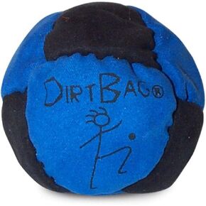 World Footbag Dirtbag Hacky Sack Footbag, Blue/Black