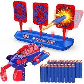Shooting Toys for 3-12 Year Old Boys,Shooting Targets for Guns Toys for Ages 5-7 4-6 6-8 Outdoor Game Garden Toys Family Fun for Birthday Halloween Xmas Easter Gifts for 3-12 Year Old Boys Kids