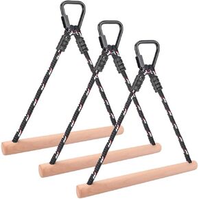 Benelabel 3 Ninja Monkey Bars Obsace ، حانات الدورات العائق ، مجموعة اللعب في الهواء الطلق ، مجموعة ملحقات الأرجوحة ، عقبة لمعدات التدريب ، رائعة للأطفال والشباب ، سعة 250 رطلاً