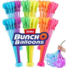 Bunch O Balloons Party Tropical Party (6 Pack) by Zuru ، 200+ Balloons للمياه الاستوائية الملونة ذات الإملاء ذاتيًا للعائلة في الهواء الطلق ، والأصدقاء ، والرحلة الصيفية للأطفال (6 عبوات) in Kuwait