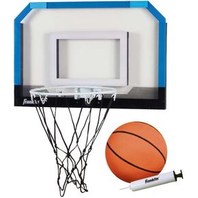 Franklin Sports Mini Basketball Hooops-Indoor فوق الباب Mini Hoop+ملحقات كرة السلة لكرة السلة لغرفة النوم+Office