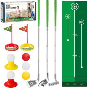 Liberry Kids Golf Club Set, Retractable Toy Golf Clubs for Toddlers, Mini Golf Set for Children Age 3 4 5 Years Old