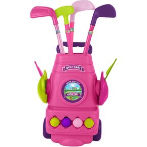 ToyVelt Toddler Golf Set - Kids Golf Clubs with 6 Balls, 4 Golf Sticks, 2 Practice Holes and a Putting Mat - Promotes Physical & Mental Development, Ideal Toddler and Kids Golf Set Gift for Boys 2-10