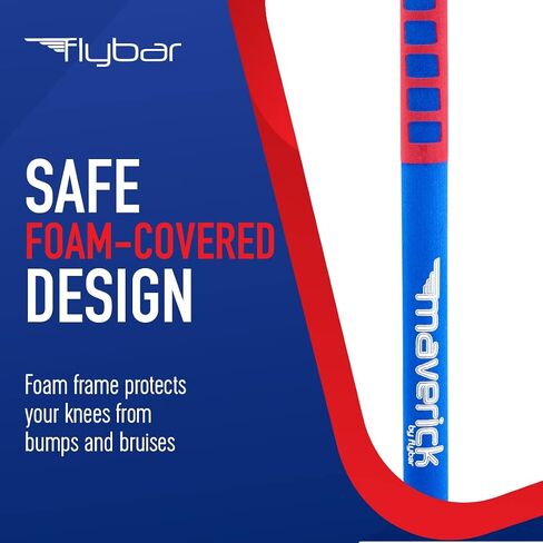 Flybar Maverick Pogo Stick for Kids Ages 5+, 40 to 80 Pounds, Perfect for Beginners, Easy Grip Handles, Anti-Slip Pegs, Outdoor Toys for Boys and Girls in Saudi Arabia