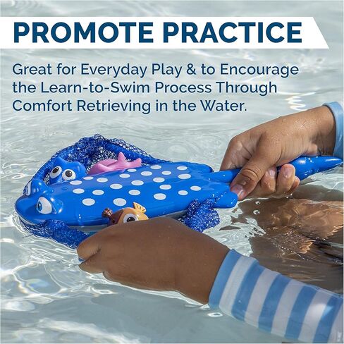 SwimWays Disney Finding Dory Mr. Ray's Dive and Catch Game, Bath Toys and Pool Party Supplies for Kids Ages 5 and Up in Saudi Arabia