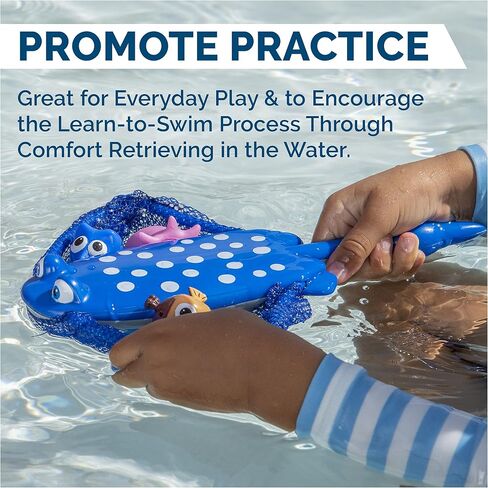 SwimWays Disney Finding Dory Mr. Ray's Dive and Catch Game, Bath Toys and Pool Party Supplies for Kids Ages 5 and Up in Saudi Arabia