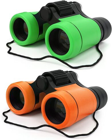Scotamalone Kids Binoculars Shock Proof Toy Binoculars Set for Age 3-12 Years Old Boys Girls Bird Watching Educational Learning Hunting Hiking Birthday Presents in Saudi Arabia