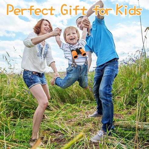 Scotamalone Kids Binoculars Shock Proof Toy Binoculars Set for Age 3-12 Years Old Boys Girls Bird Watching Educational Learning Hunting Hiking Birthday Presents in Saudi Arabia