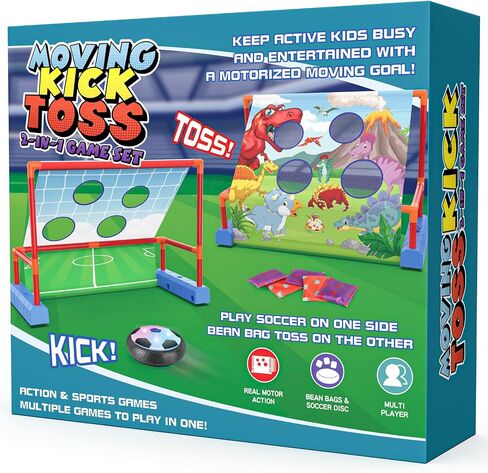 Ocditikl 2 Pack Hover Soccer Ball with 8 Pcs Batteries, Air Floating Soccer Toy with LED Lights & Foam Bumper, Indoor Games for Kids 4-8-12, Birthday Toys for 3 4 5 6 7 8 9 Year Old Boys Girls in Saudi Arabia