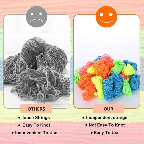 MAGICYOYO 100% Polyester Professional Yoyo Strings for Responsive and Non Responsive Yoyos - Pack of 25,Blue, Green, White,Yellow, Orange in Saudi Arabia