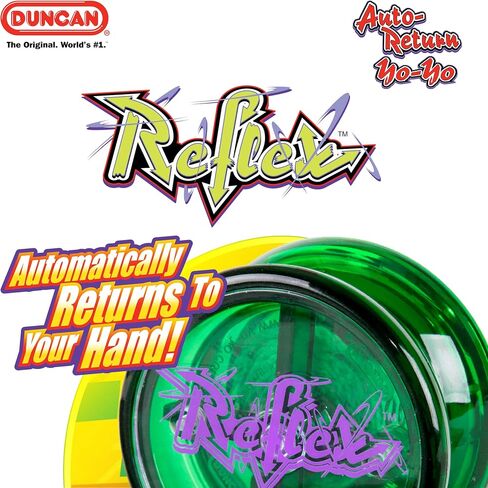 Duncan Toys Reflex Auto Return Yo-Yo ، String String Trick Yo-Yo ، Green in Kuwait