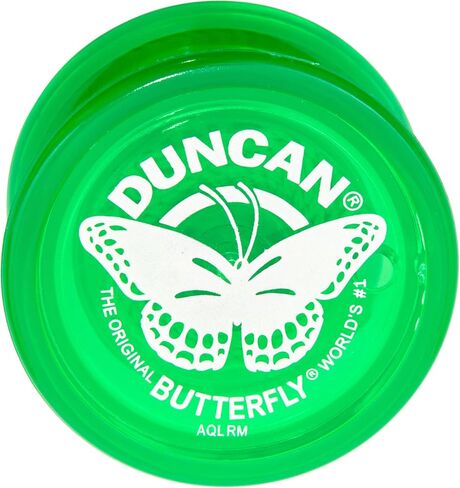 Duncan Toys Butterfly Yo-Yo, Beginner Yo-Yo with String, Steel Axle and Plastic Body, Blue in Saudi Arabia