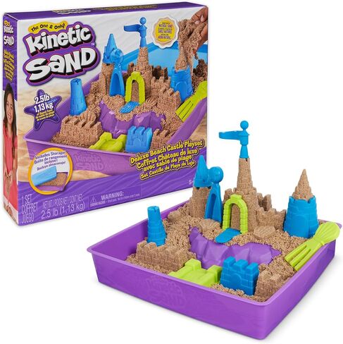 Kinetic Sand, 11lb (5kg) Natural Brown Bulk Play Sand for Arts and Crafts, Sandbox, Moldable Sensory Toys for Kids Ages 3 and up in Kuwait