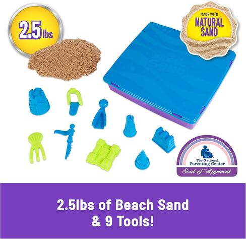 Kinetic Sand, 11lb (5kg) Natural Brown Bulk Play Sand for Arts and Crafts, Sandbox, Moldable Sensory Toys for Kids Ages 3 and up in Kuwait