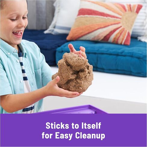 Kinetic Sand, 11lb (5kg) Natural Brown Bulk Play Sand for Arts and Crafts, Sandbox, Moldable Sensory Toys for Kids Ages 3 and up in Kuwait