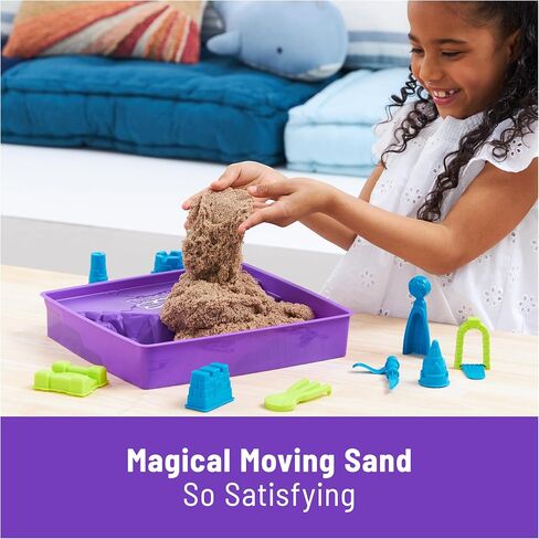 Kinetic Sand, 11lb (5kg) Natural Brown Bulk Play Sand for Arts and Crafts, Sandbox, Moldable Sensory Toys for Kids Ages 3 and up in Kuwait