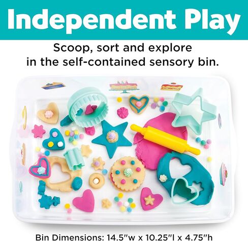 Creativity for Kids Sensory Bin: Construction Zone Playset - Preschool Learning Activities, Excavator Toys for Boys Ages 3-5+, Outdoor Toys and Gifts for Kids in Kuwait