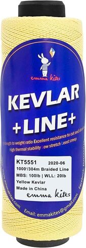 emma kites Kevlar Kite Line 1000Ft 50Lb Twisted Kite String Abrasion Resistant Low Stretch Utility Cord for Outdoor Tactical Survival Hiking Camping in Saudi Arabia