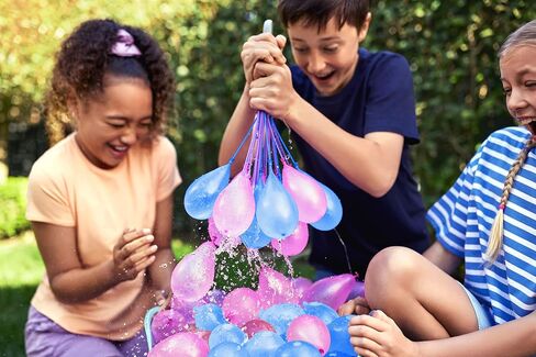 Bunch O Balloons Party Tropical Party (6 Pack) by Zuru ، 200+ Balloons للمياه الاستوائية الملونة ذات الإملاء ذاتيًا للعائلة في الهواء الطلق ، والأصدقاء ، والرحلة الصيفية للأطفال (6 عبوات) in Kuwait