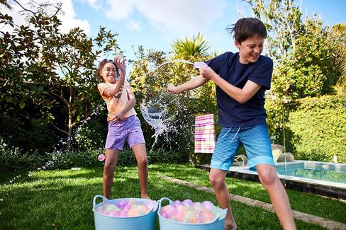Bunch O Balloons Party Tropical Party (6 Pack) by Zuru ، 200+ Balloons للمياه الاستوائية الملونة ذات الإملاء ذاتيًا للعائلة في الهواء الطلق ، والأصدقاء ، والرحلة الصيفية للأطفال (6 عبوات) in Kuwait