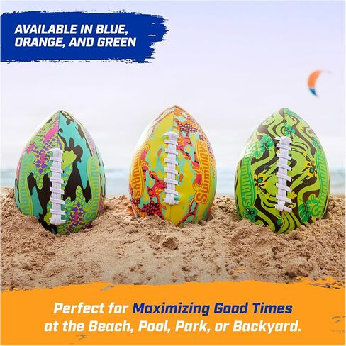 كرة القدم المائية المقاومة للماء ، ألعاب في الهواء الطلق للبالغين والأطفال ، وملحقات حمام السباحة وألعاب الحفلات ، 9.25 بوصة ، أزرق in Kuwait