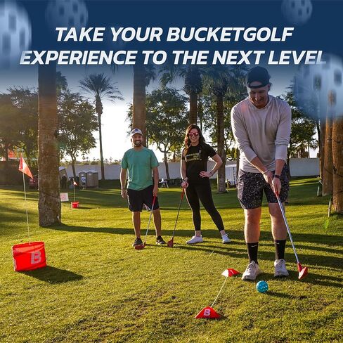BucketGolf Club - Backyard Outdoor Golf Club with Oversize Club Head to Play BucketGolf, Hit Plastic Or Foam Golf Balls in Grass, Parks, Yards in Saudi Arabia