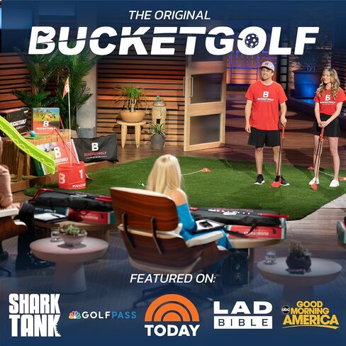 BucketGolf Club - Backyard Outdoor Golf Club with Oversize Club Head to Play BucketGolf, Hit Plastic Or Foam Golf Balls in Grass, Parks, Yards in Saudi Arabia