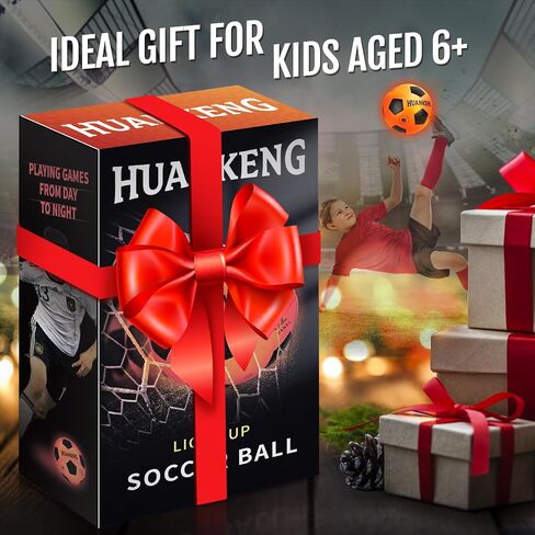 Upgrade Rechargeable Glow in The Dark Ball Toys Birthday Gifts for 6 7 8 9 10 11 12 13 14 15 Year Old Boys, Sports and Outdoors Light Up Ball Games for Teen, Kids Boys Toy Stuff Ages 6-15 in Kuwait