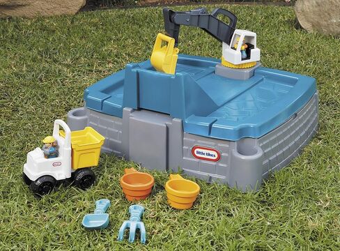 Little Tikes Dirt Diggers Excavator Sandbox for Kids, Including lid and Play Sand Accessories,Multicolor in Saudi Arabia