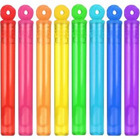 Mini Bubble Wands Bulk 200 Pack 20 Colors, Party Favors Toys for Kids Child, Christmas Celebration,Thanksgiving New Year, Themed Birthday, Wedding, Summer Outdoor, Bath Time, Gifts Box for Girls Boys