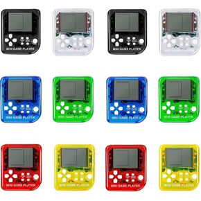 18PCS Video Game Party Favors Video Game Keychain 6 Colors Gamer Kids Party Favors Bulk Party Favors Party Supplies for Kids Classroom Prizes