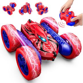 Remote Control Car,RC Cars for 4 5 6 7 8 9 10 11 12 Year Old Boy Double Sided 360°Flip 4WD Rechargeable Drift RC Race Car Boys Toys Birthday Gifts Chritmas Stocking Stuffers for Kids Age 4-12