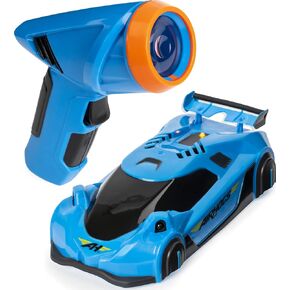 Air Hogs, Zero Gravity Sprint RC Car Wall Climber, Red USB Micro B Rechargeable Indoor Wall Racer, Over 4-Inches, Kids Toys for Kids Ages 4 and up