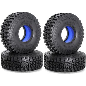 fujita 1.9" RC Crawler Tires & with Silicone Liner 120MM OD for 1/10 RC Crawler TRX4 Axial SCX10 II III Tamiya CC01 TRX6 AXI03007 90046