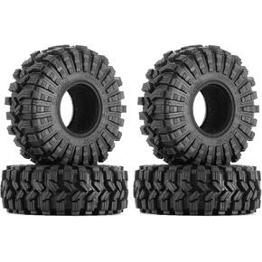 INJORA King Trekker 1.9" S3 All Terrain Tires for FCX10 TRX4 SCX10 Pro Gen8 VS4-10 1/10 RC Crawler Car (118 * 42mm)