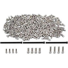 INJORA 300PCS M2 M2.5 M3 Metal Screws Kit Wheel Rims for 1/10 RC Car Crawler TRX4 TRX6 Axial SCX10 90046 AXI03007